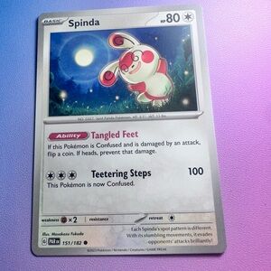 spinda - 151/182 (common) — pokemon: paradox rift